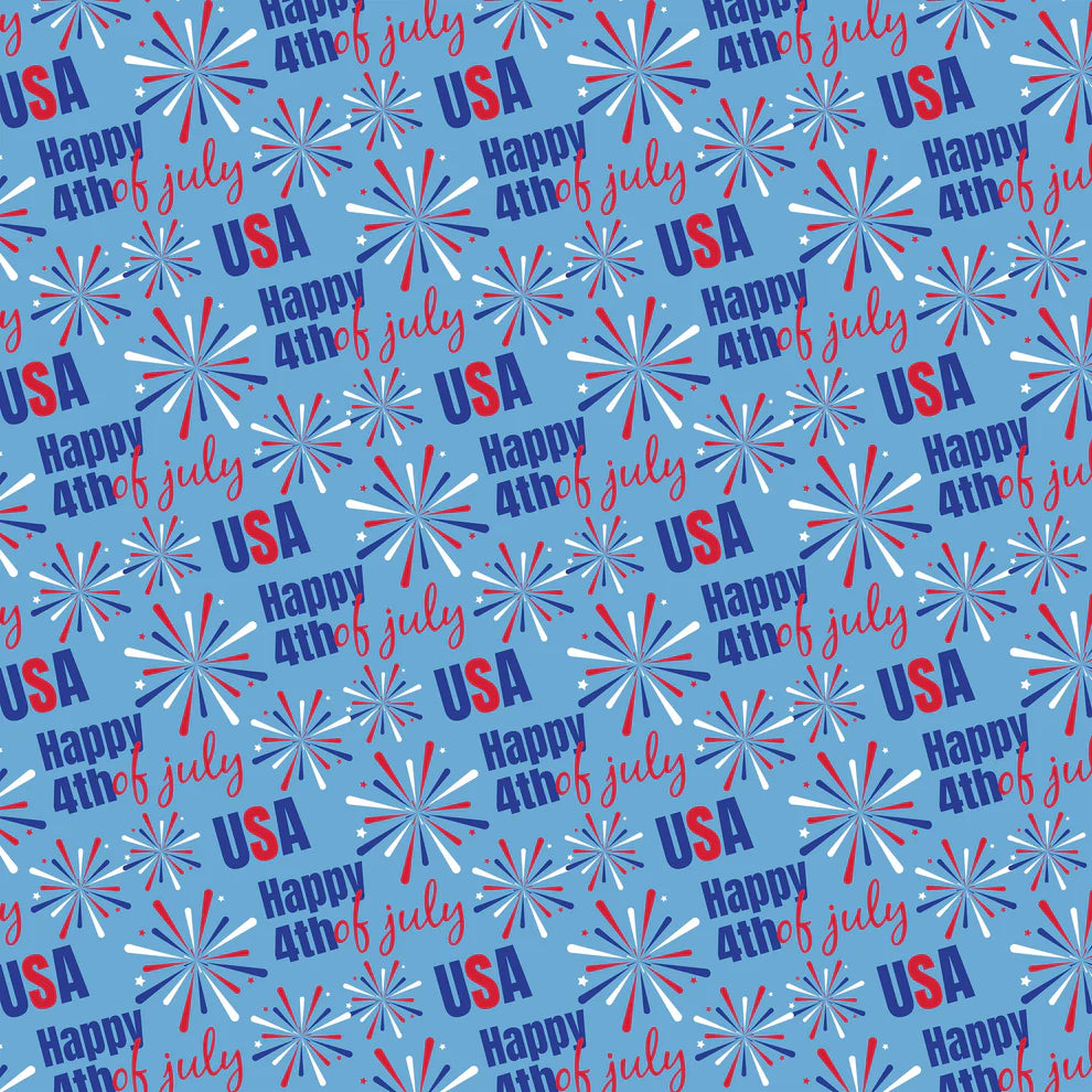 4th of July Seamless Digital Paper