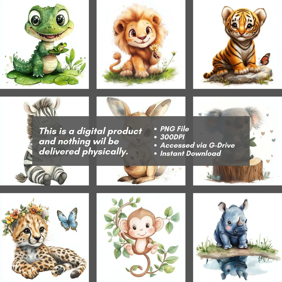 Safari Animals Clipart