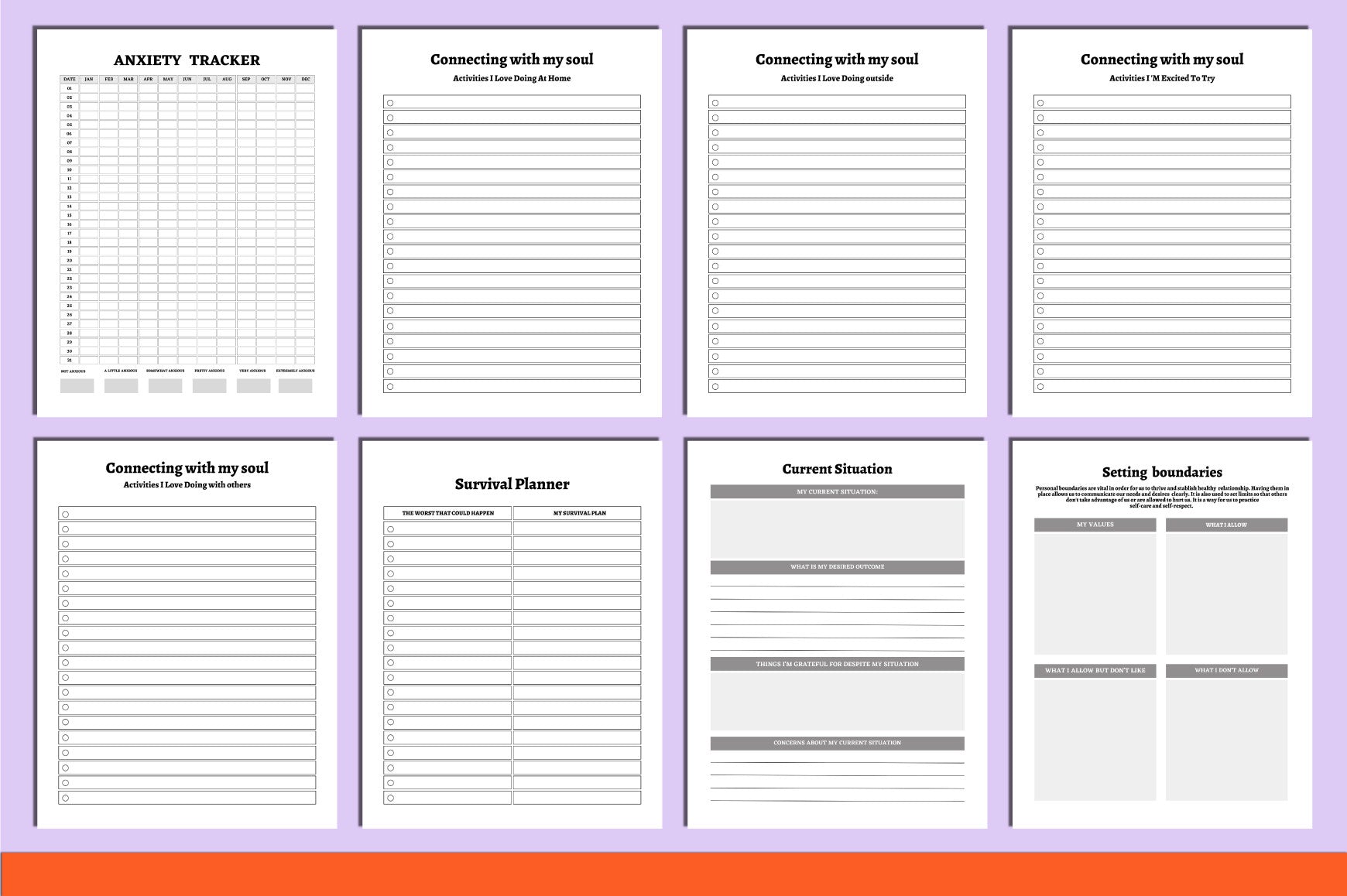 Anxiety and Depression Workbooks