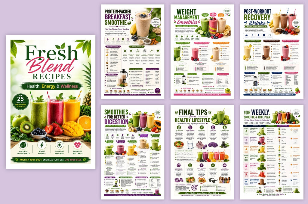 Fresh Blend Recipes For Health Energy Wellness