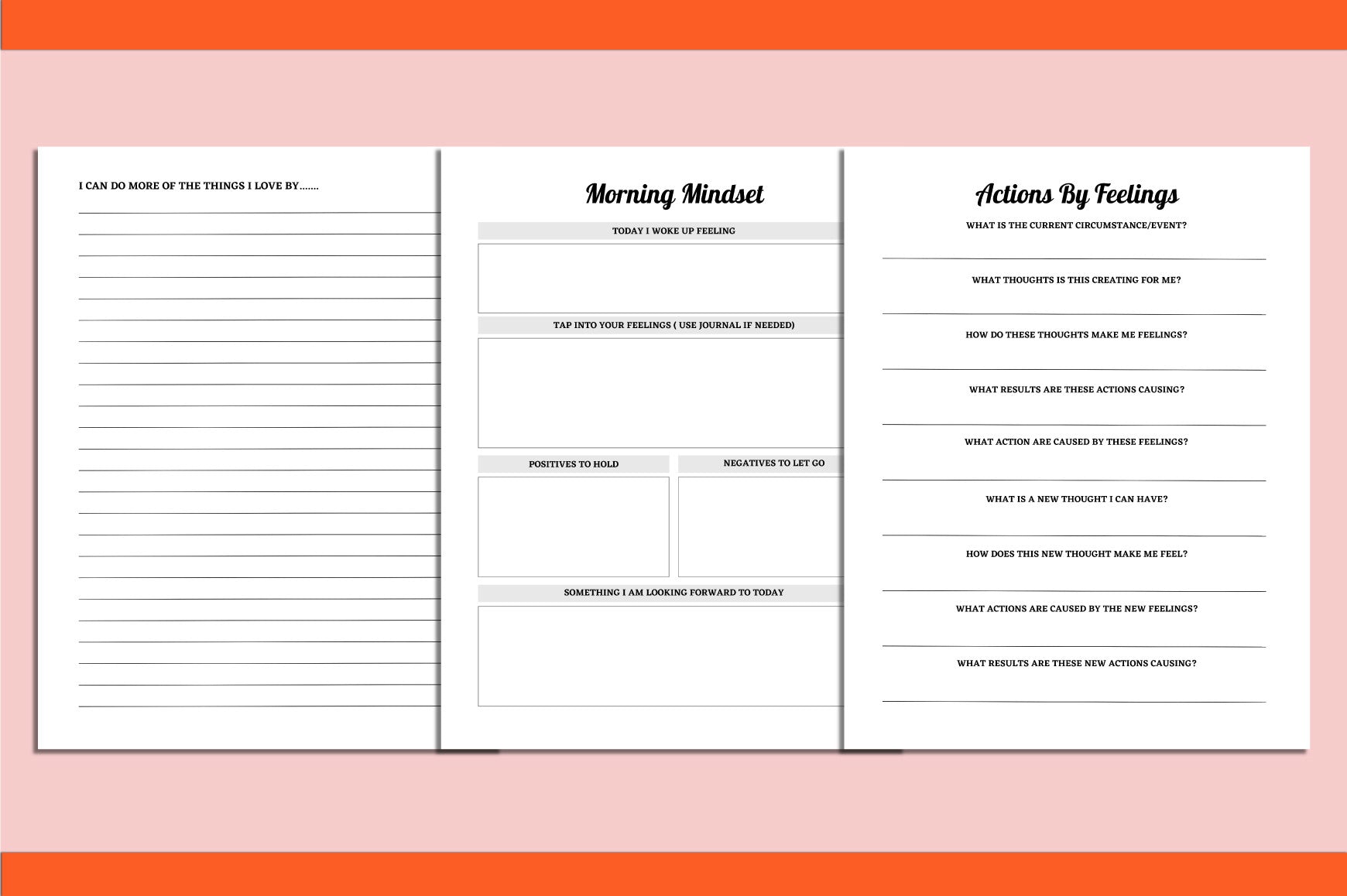 Positive Mindset Planner