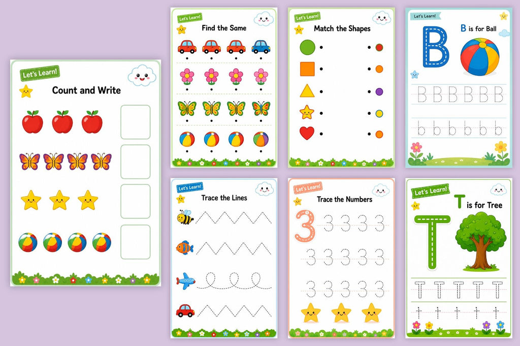 Learn Trace For Preschoolers