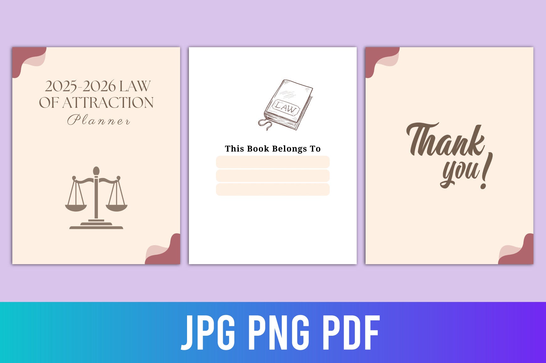 Law of Attraction Planner