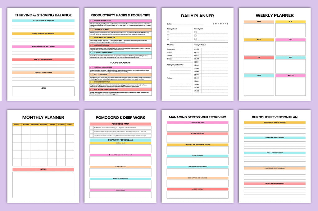 Thrive Strive Planner