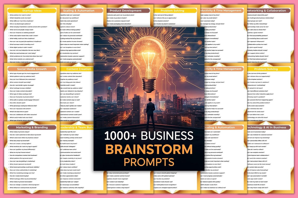 Business Brainstorm Prompts