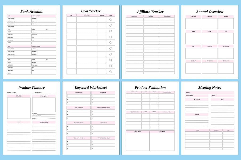 Editable Shopify Store Planner