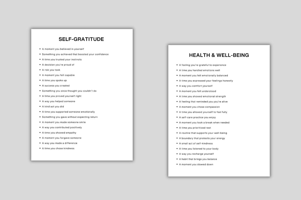 Gratitude Prompts