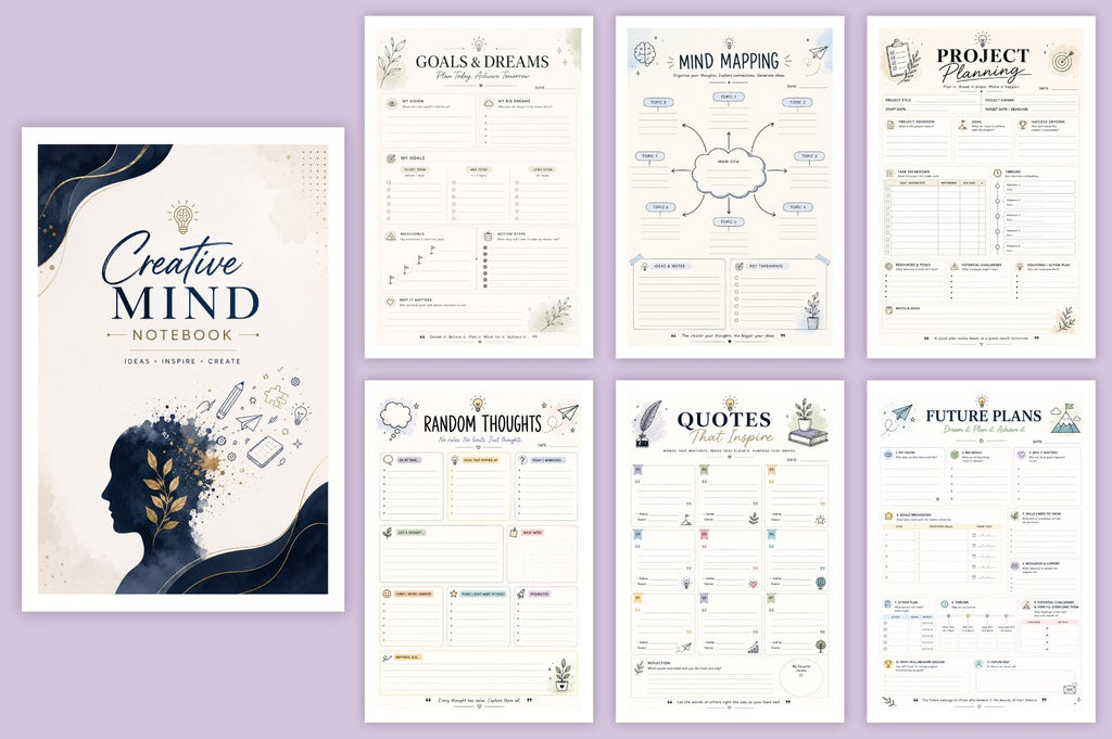 Creative Mind Notebook Book