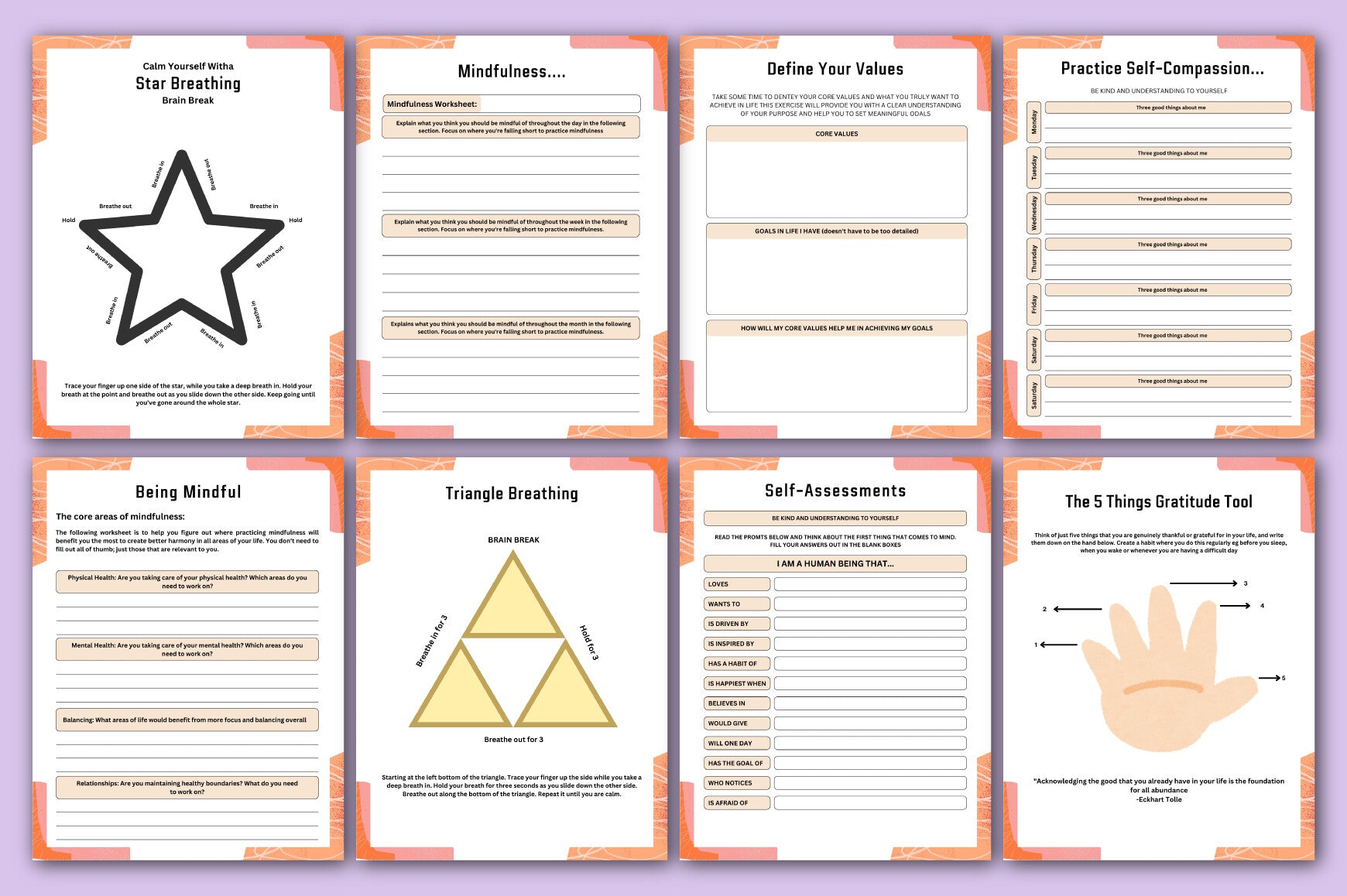 Mental Burnout Support Workbook