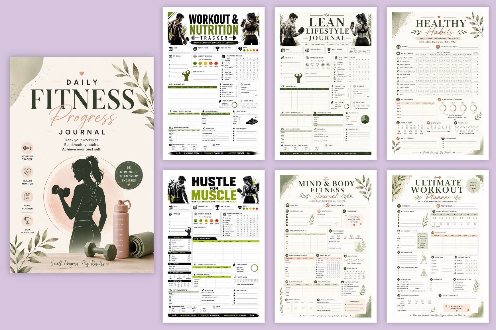 Daily Fitness Progress Journal