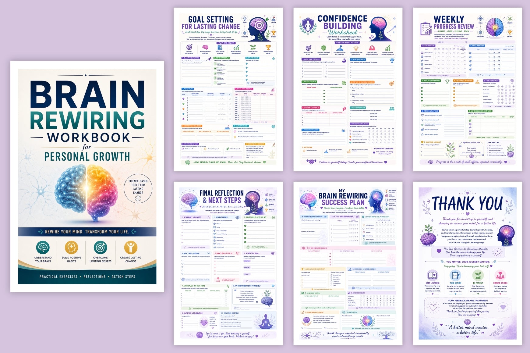 Brain Rewiring For Personal Growth Workbook