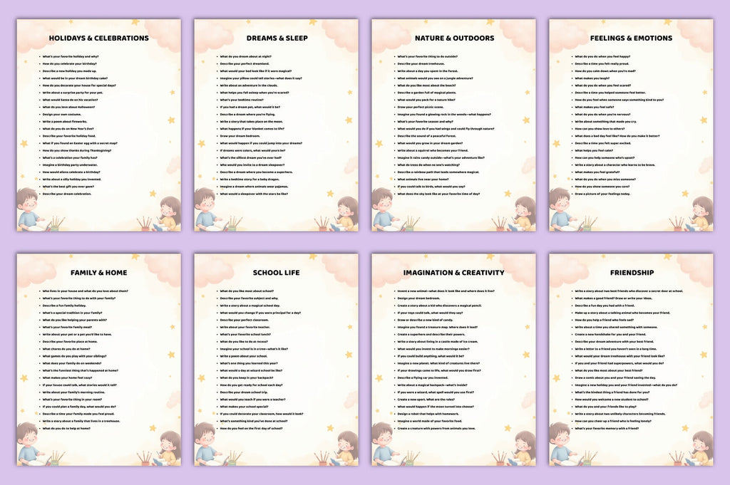 Drawing Prompts for Kids