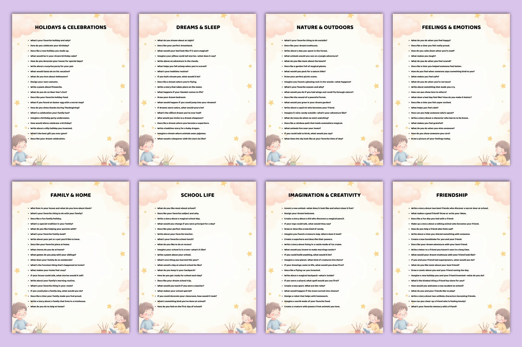 Drawing Prompts for Kids