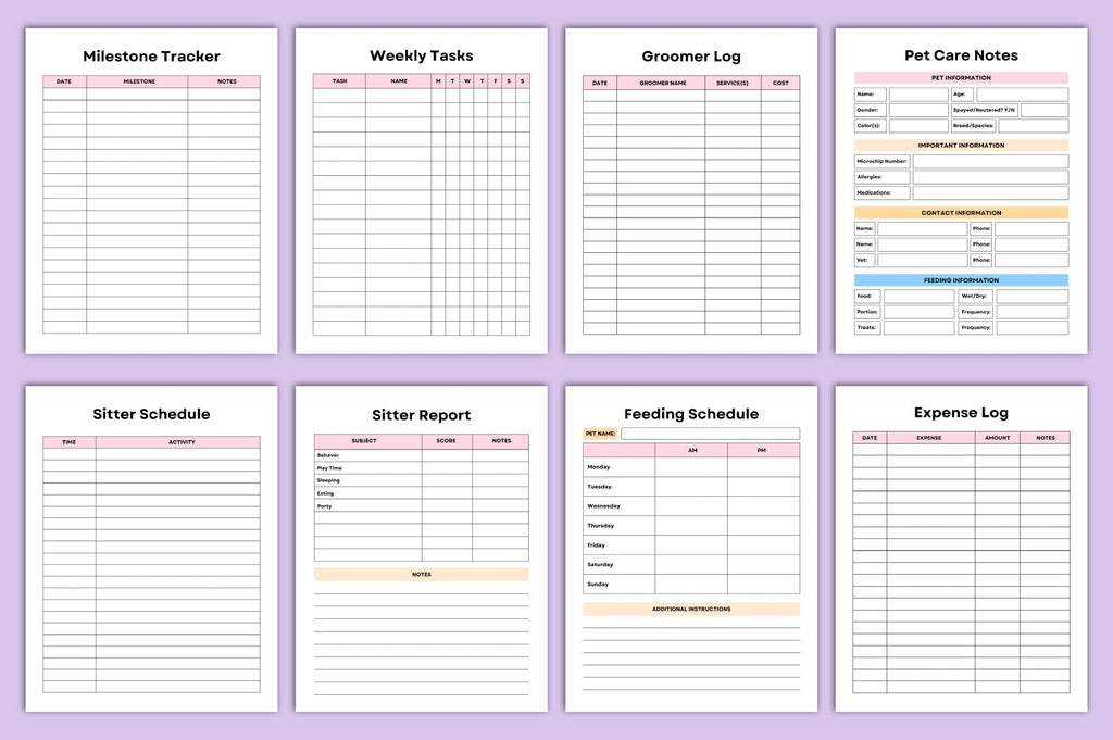 Pet Care Planner