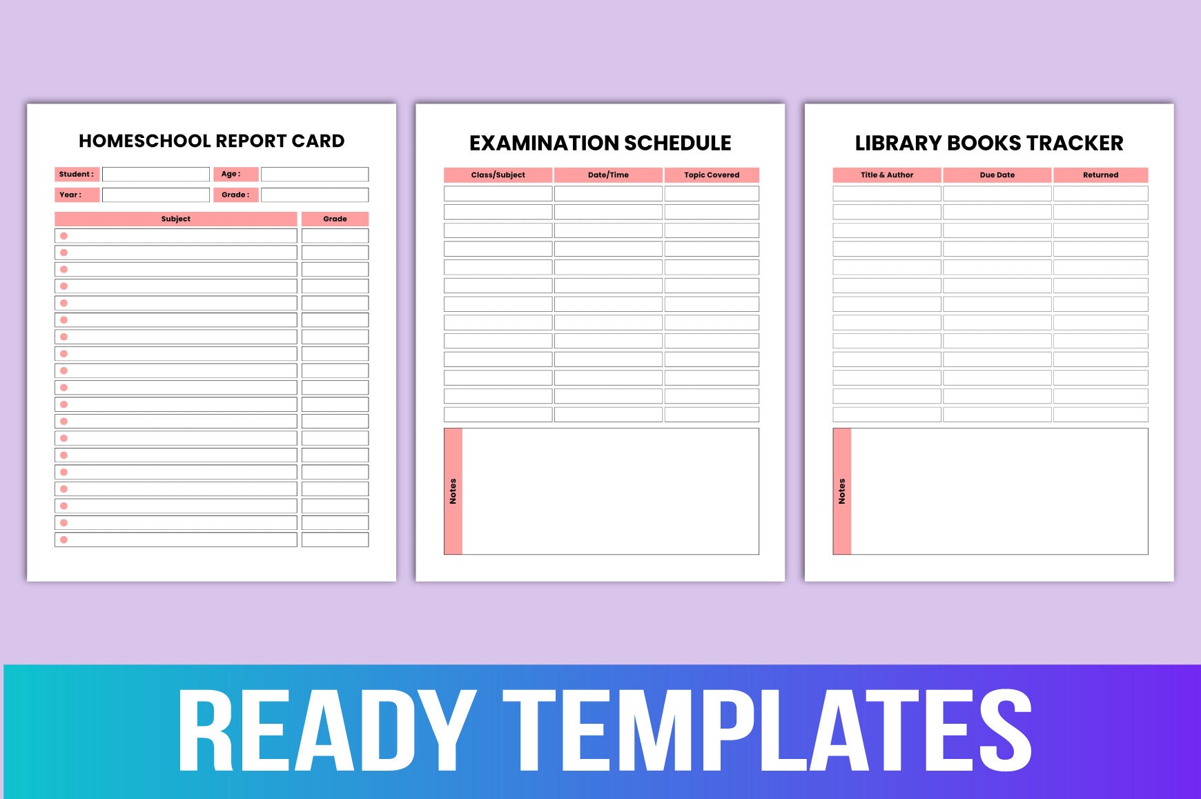 Home School Planner