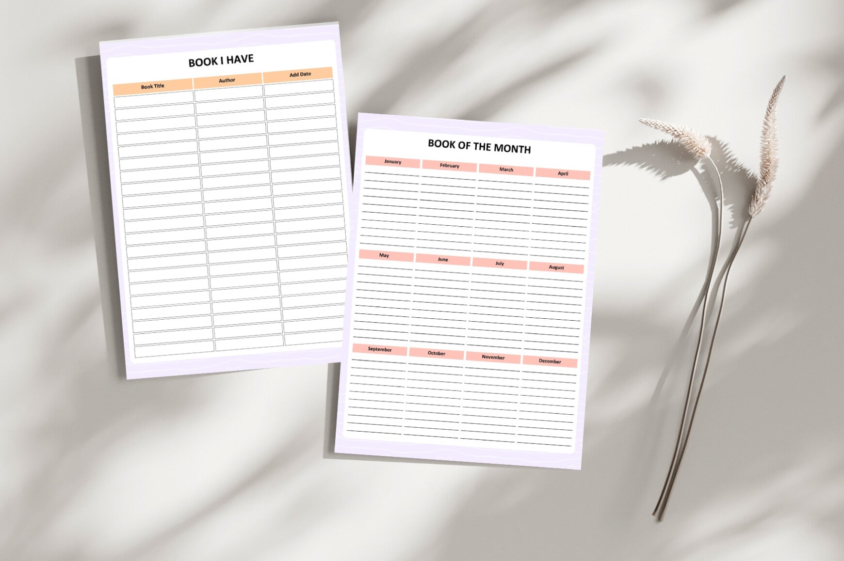 Reading Planner