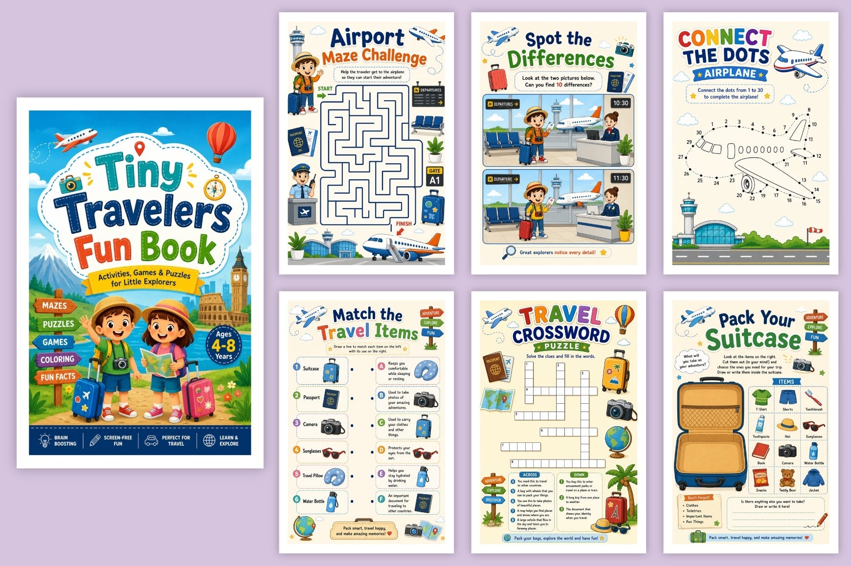 Tiny Travelers Fun Book