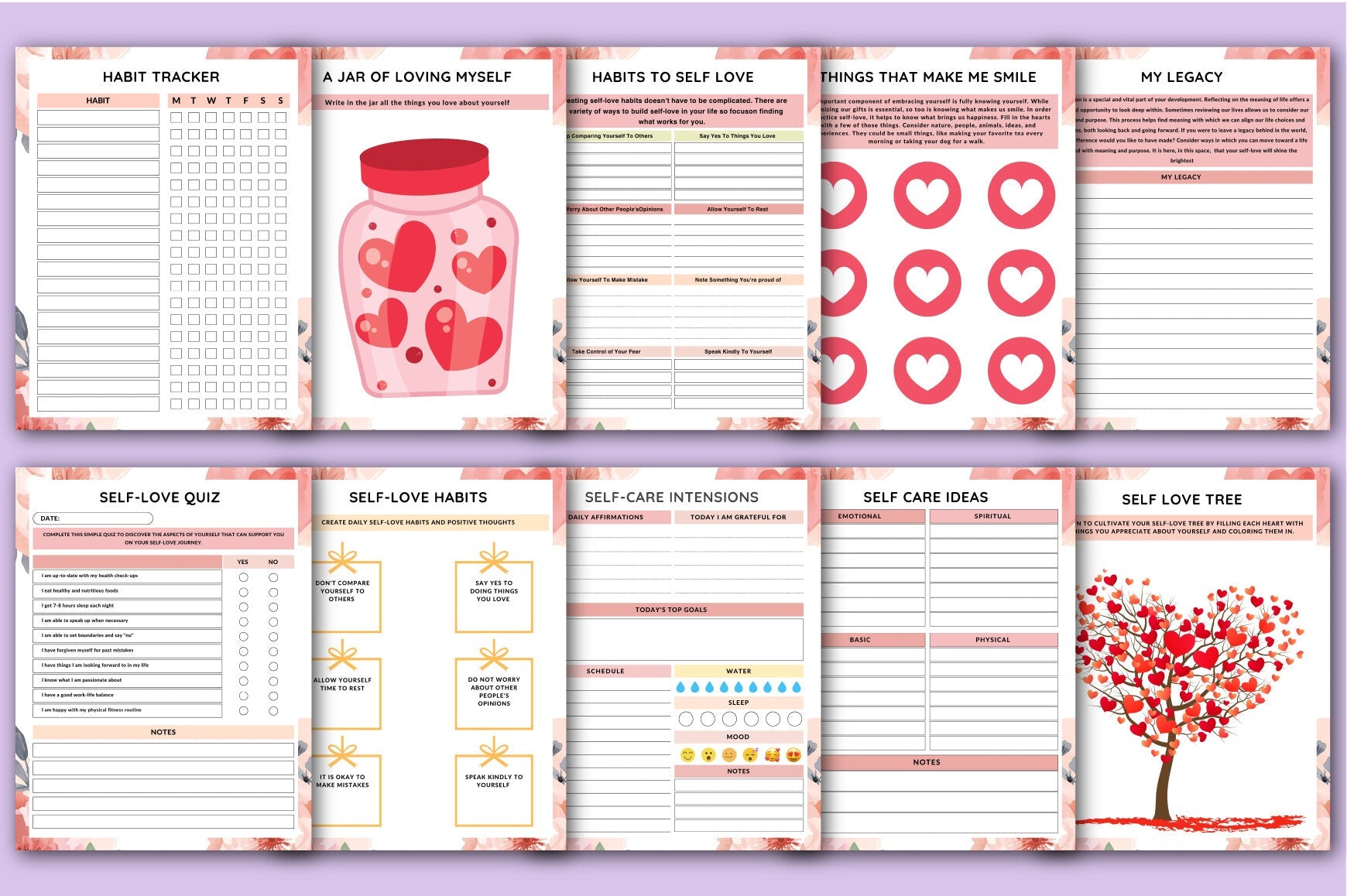 Self Love Journal for Personal Growth