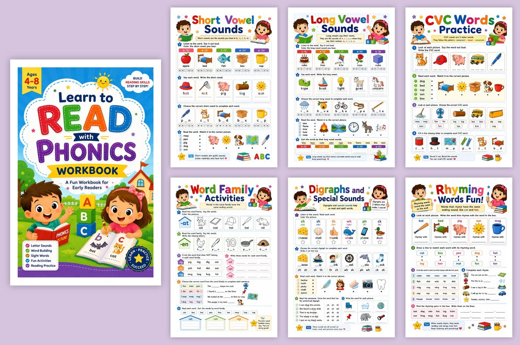 Learn To Read With Phonics Workbook