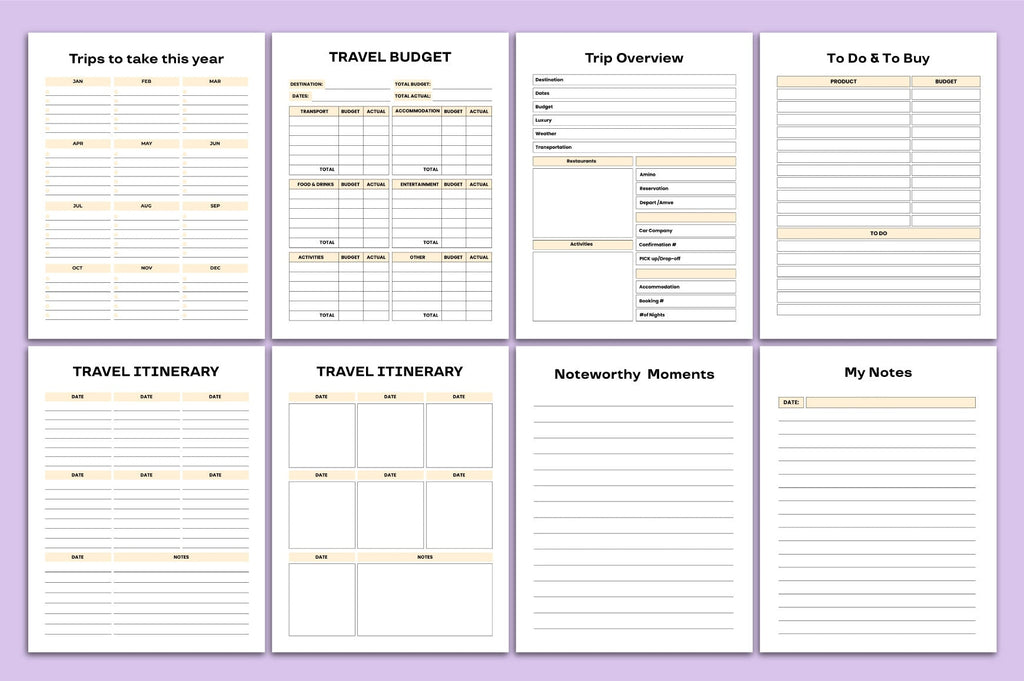 Travel Planner Guide