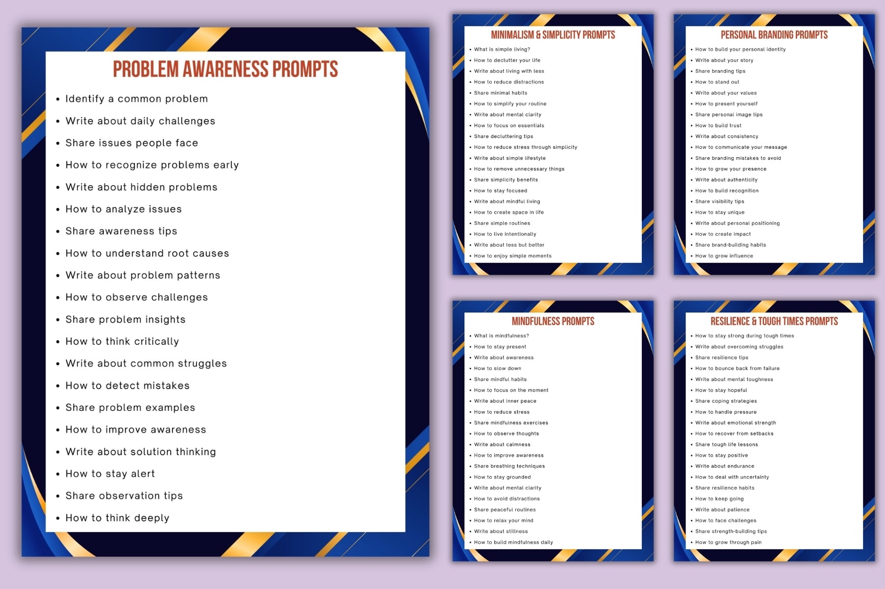 Blog and Post Ideas Prompts