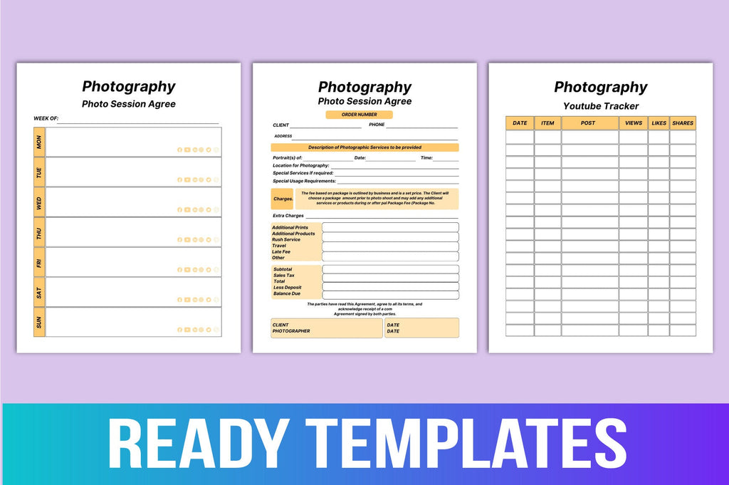 Photography Planner