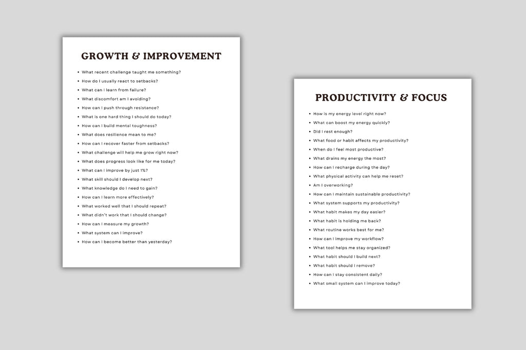 Daily Reflection Prompts