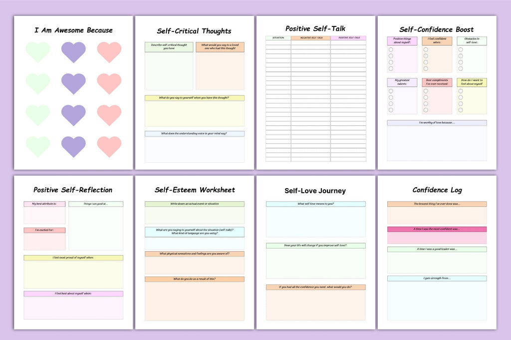 Self Confidence Planner