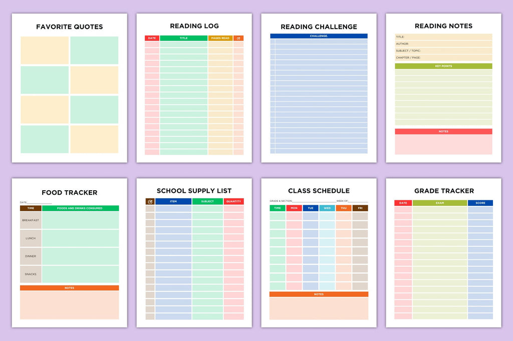 ADHD Planner for Kids Routine Tracker