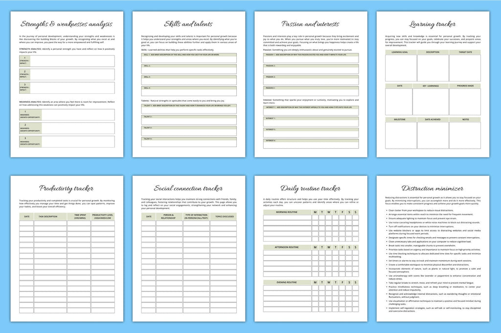 Personal Growth Planner