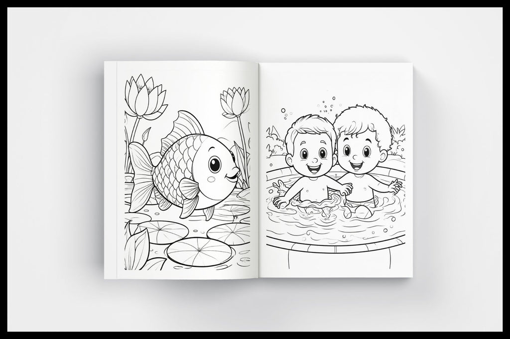 Summer Fun Coloring Book for Kids