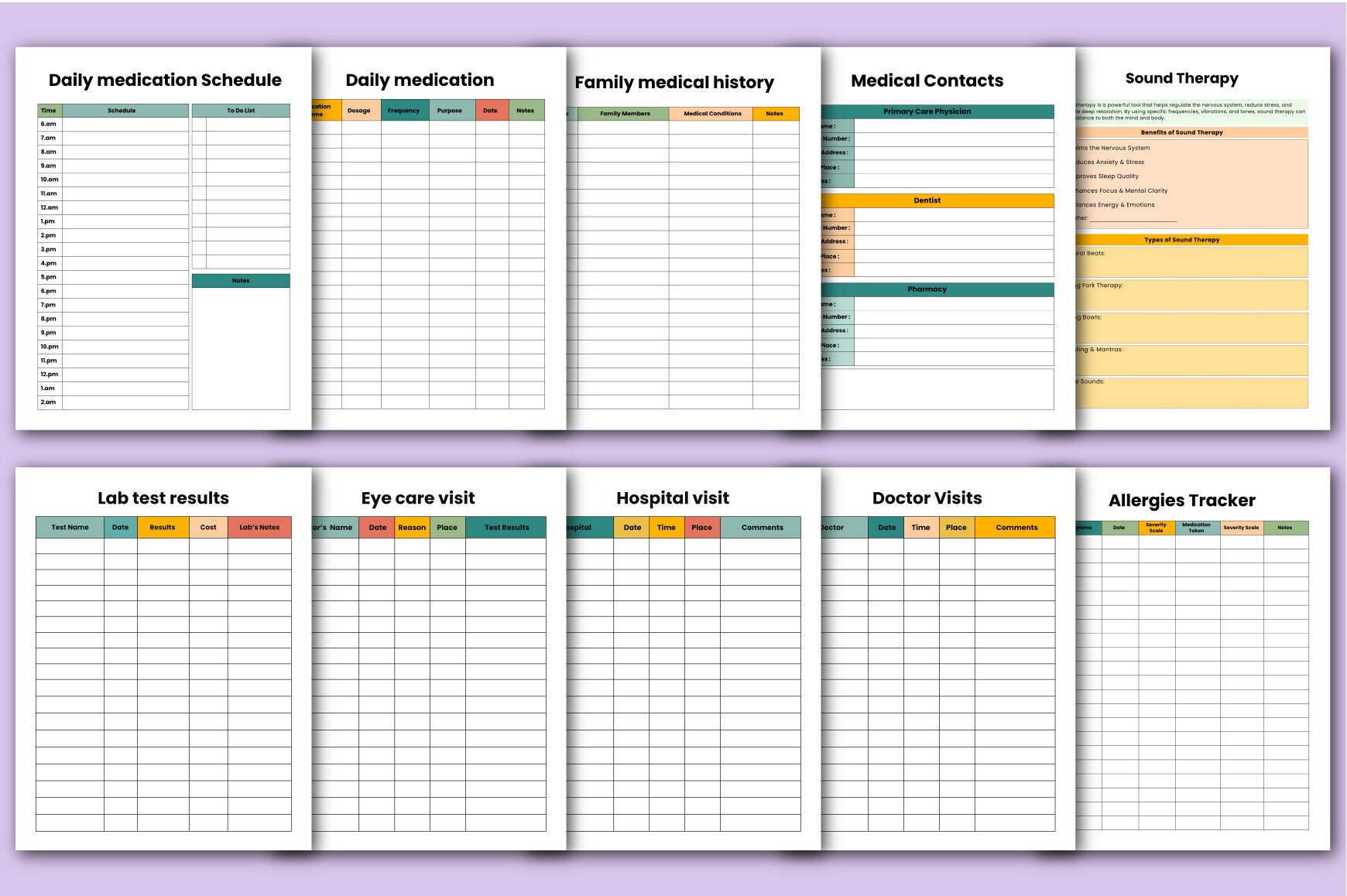 Nervous System Therapy Workbook