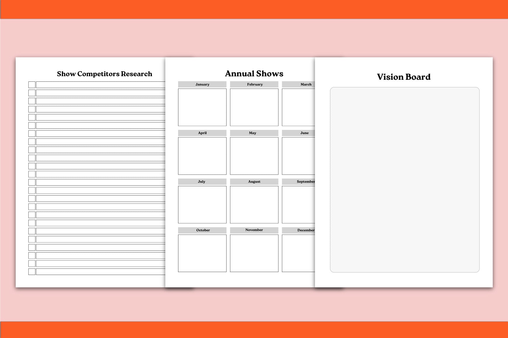 Craft Fair Planner