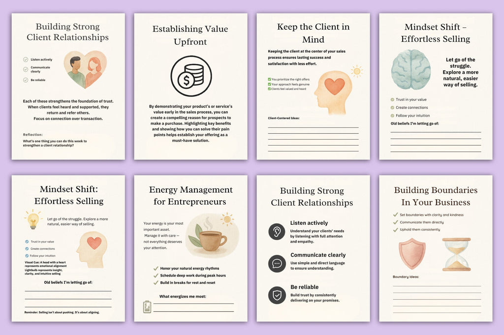 The Profit Without Pressure Guide Planner
