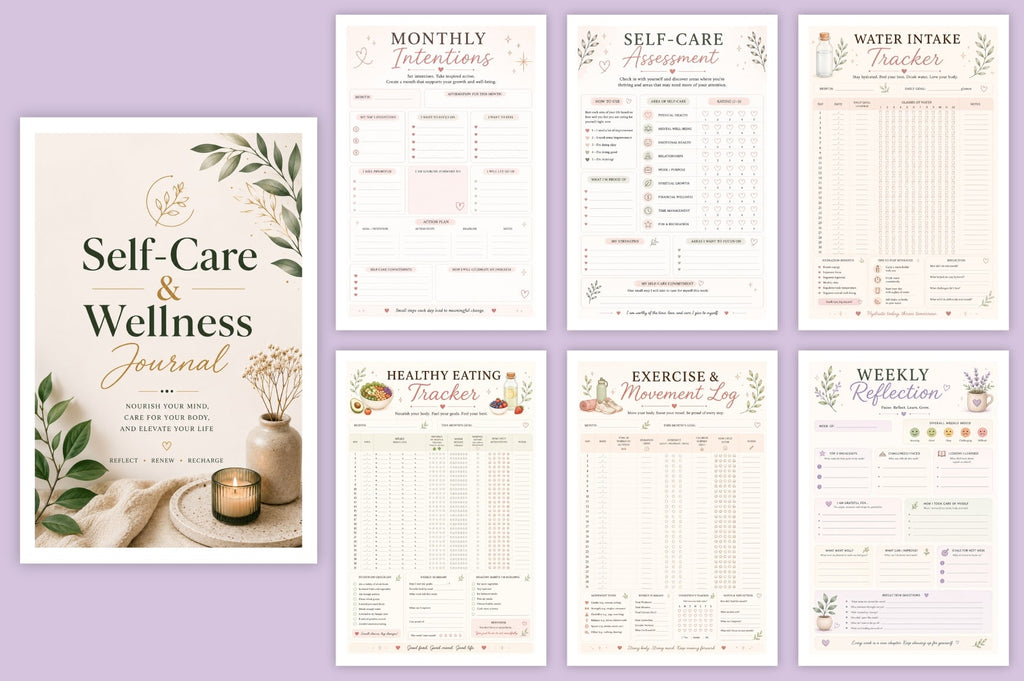 Self Care Wellness Journal