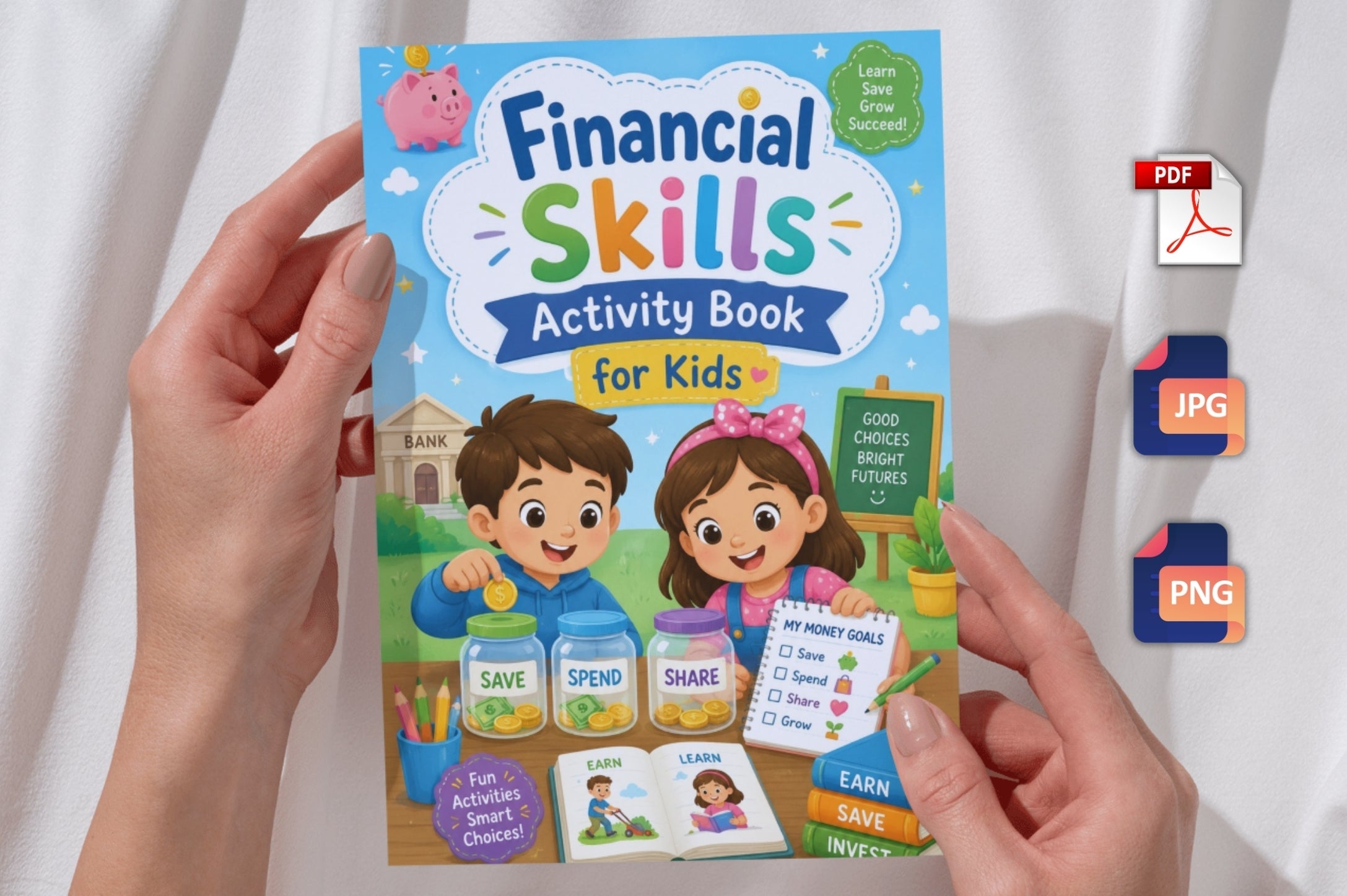 Financial Skills Activity For Kids Book