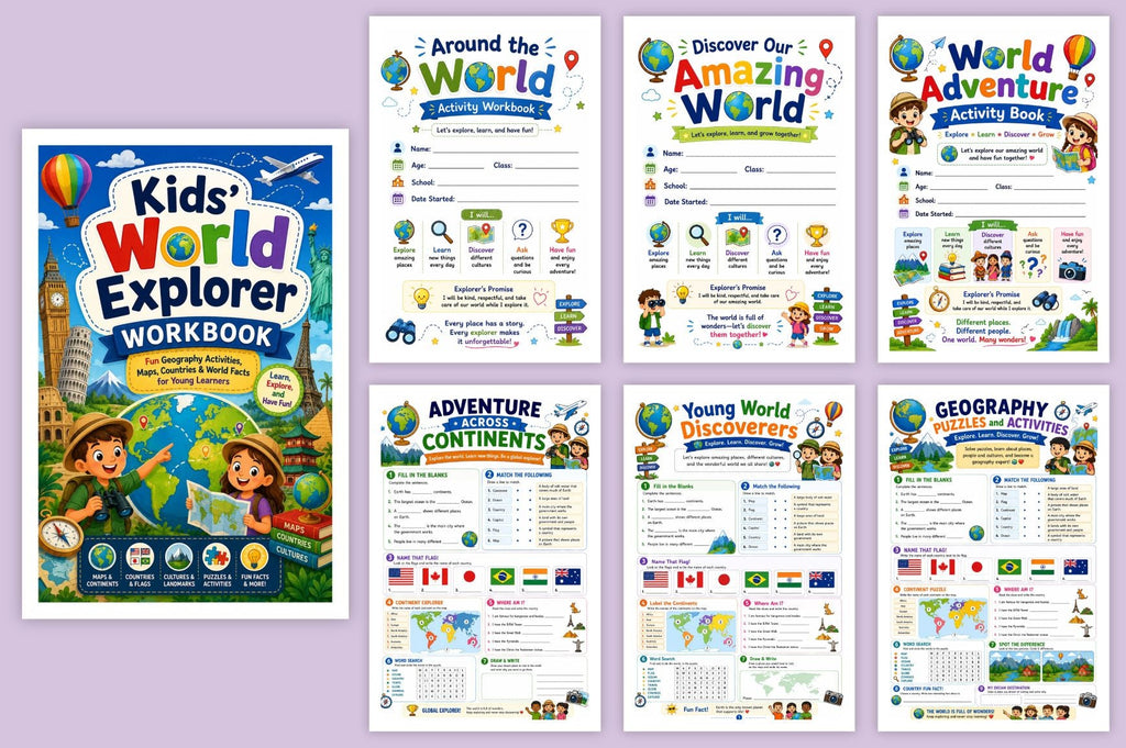 Kids World Explorer Workbook