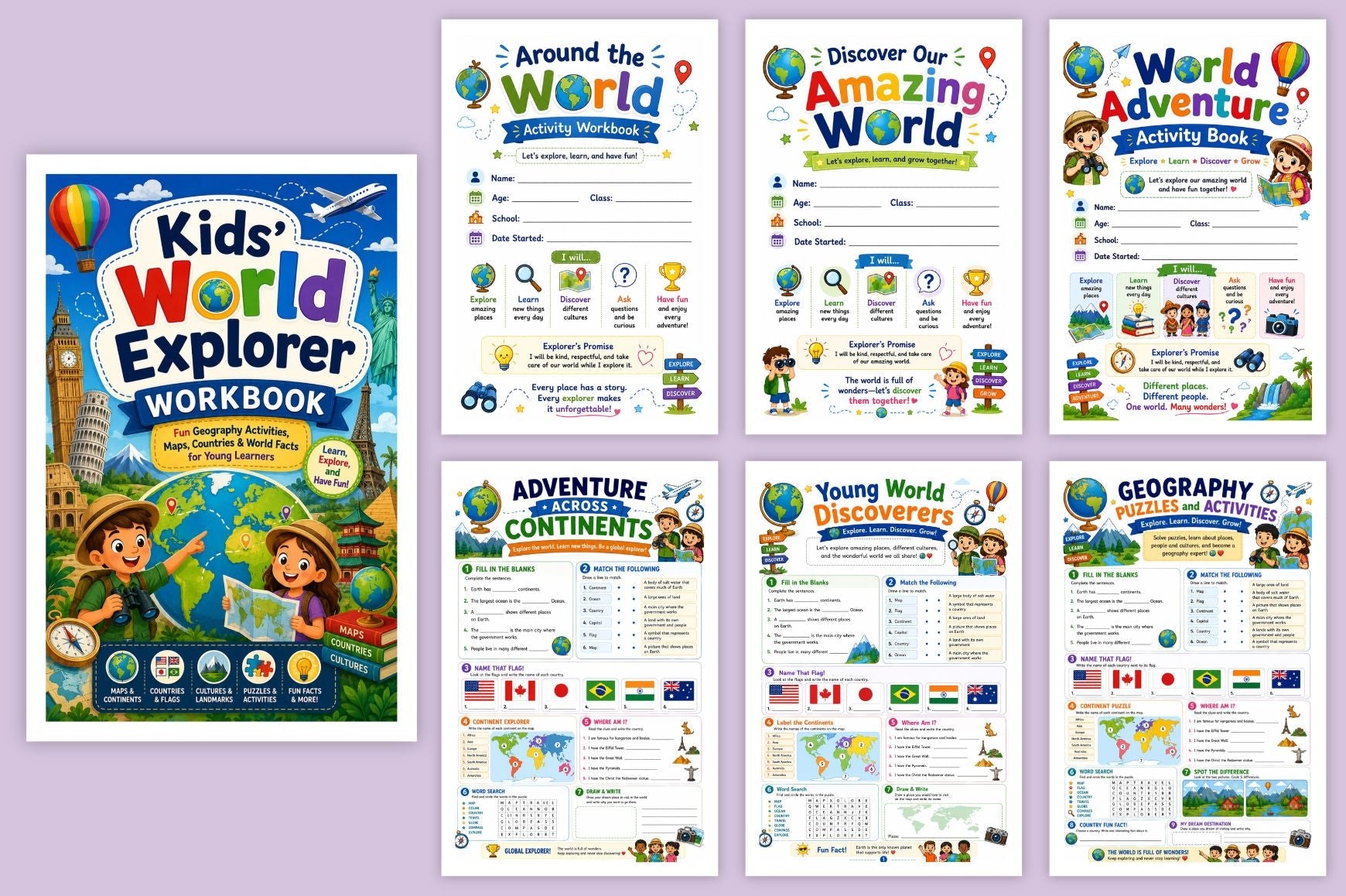 Kids World Explorer Workbook