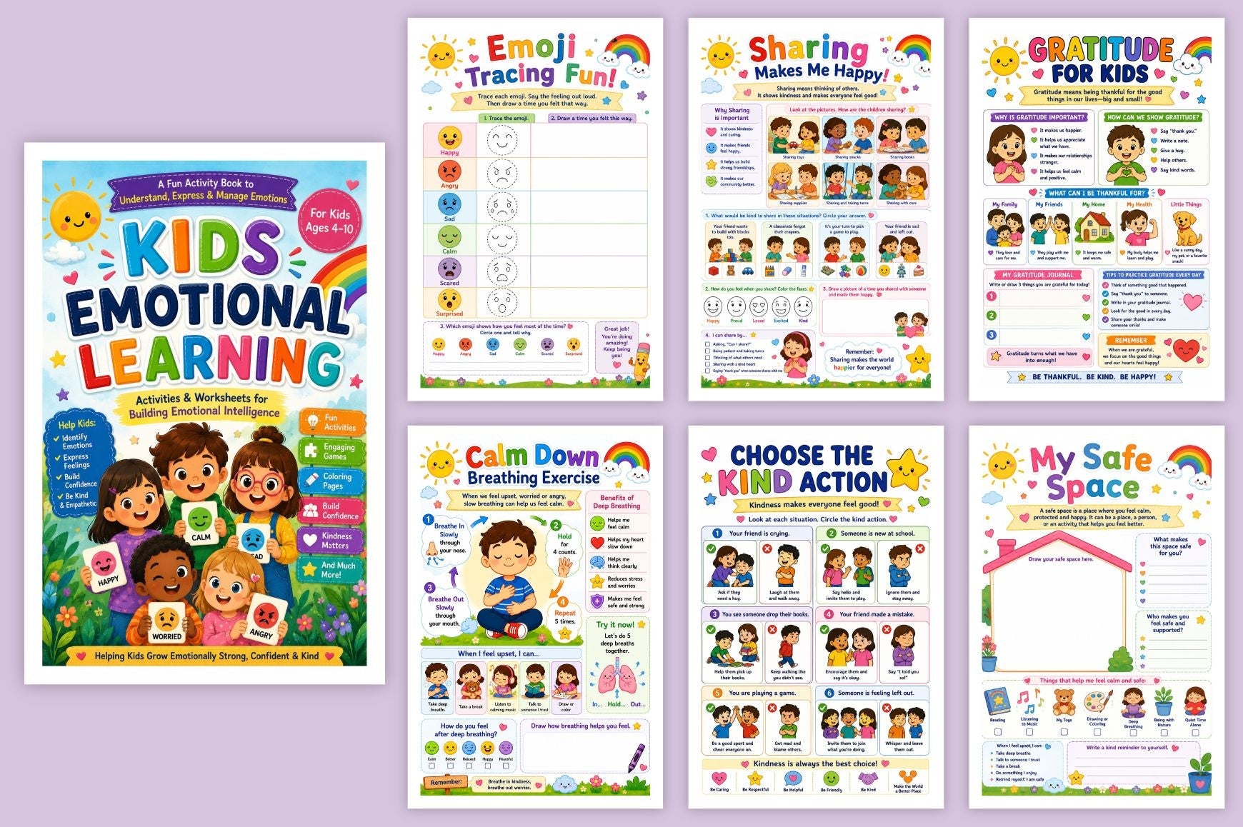 Kids Emotional Learning Book