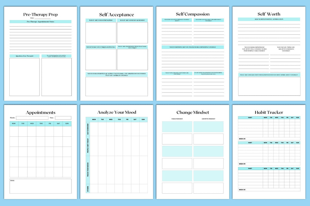 Editable Mega Therapy Journal