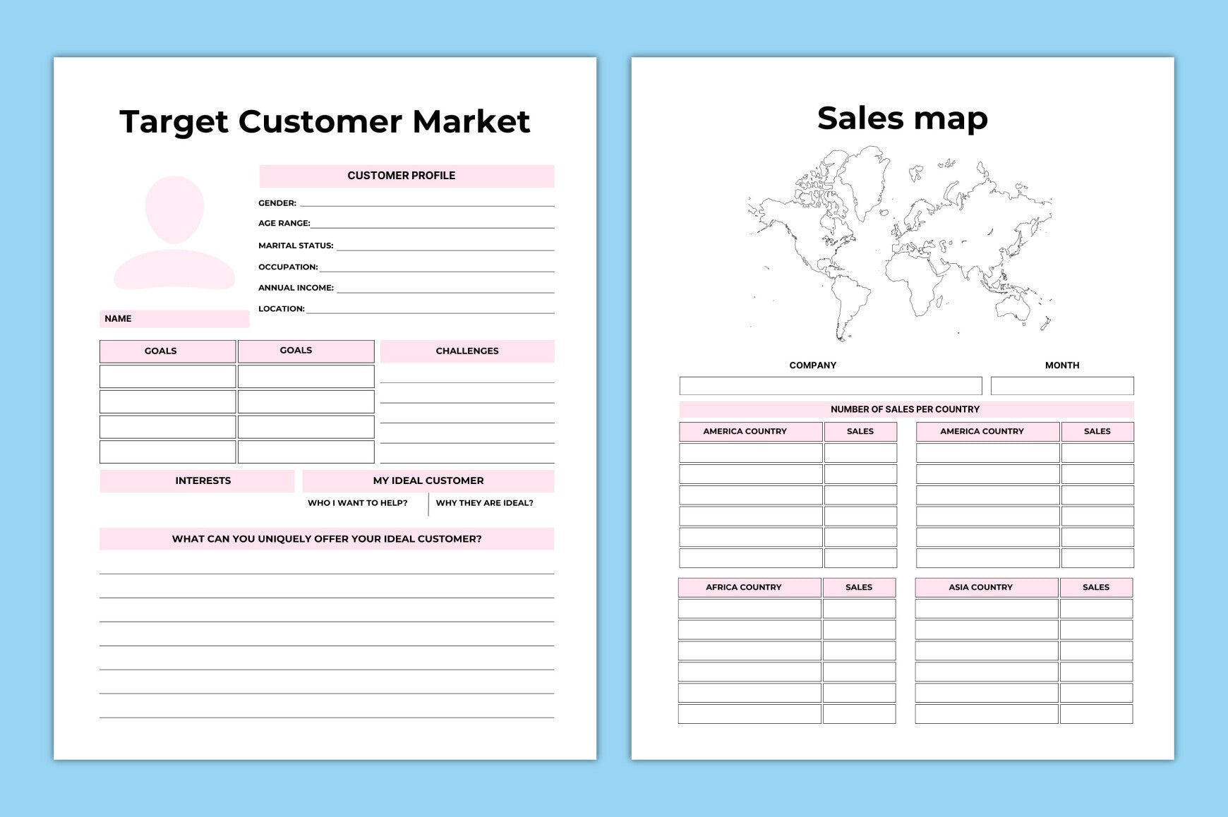 Editable Shopify Store Planner