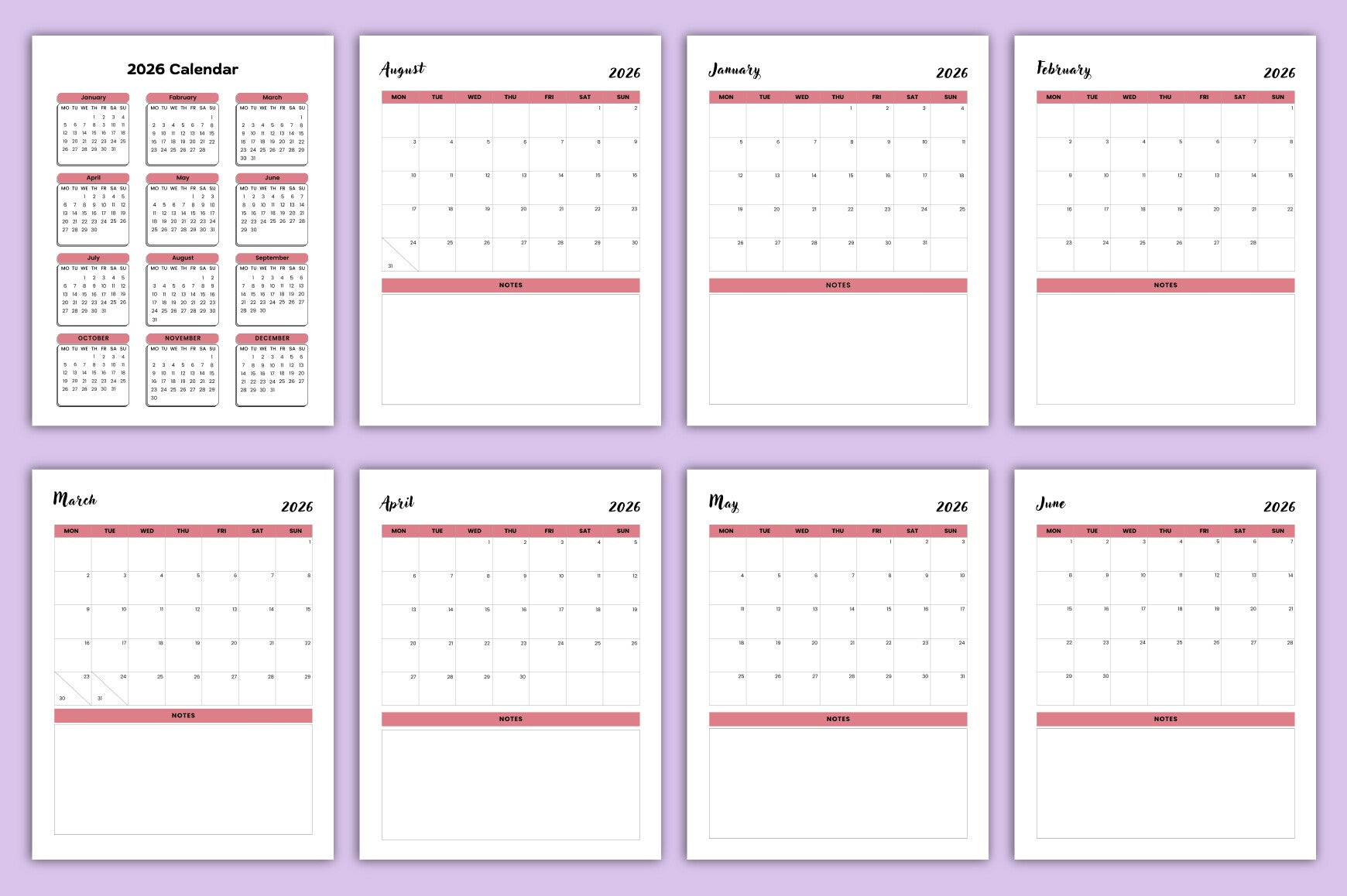 ADHD Brain Dump Planner printable PDF instant download