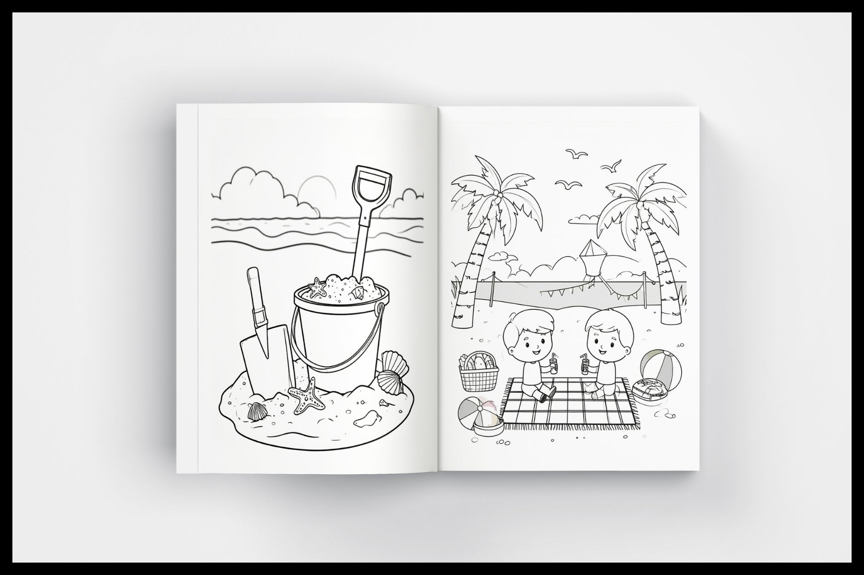 Summer Fun Coloring Book for Kids