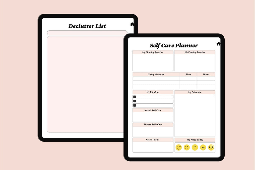 ADHD Printable Planner featuring focus planner and time management pages