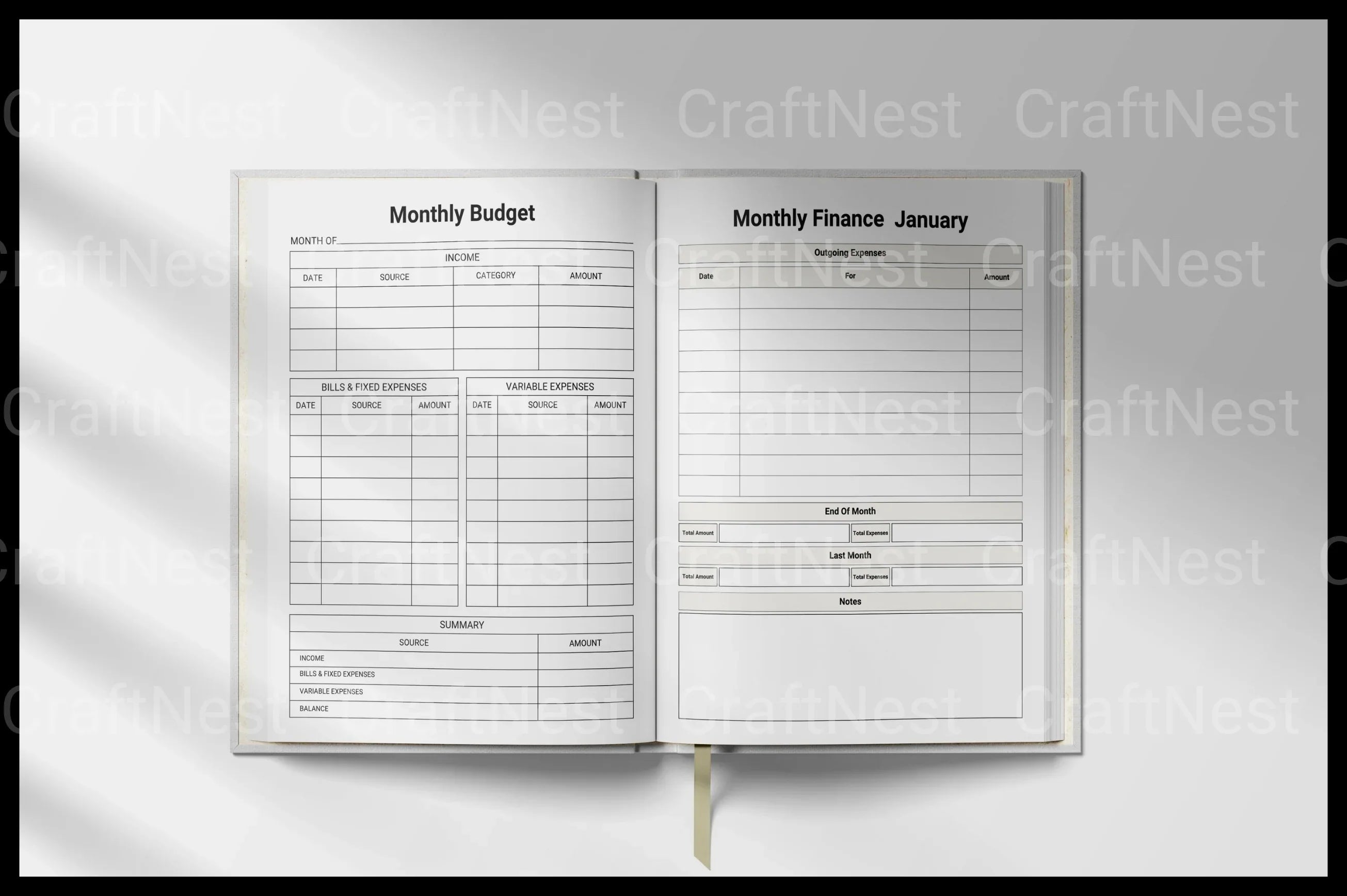 ADHD Printable Planner productivity planner with printable worksheets