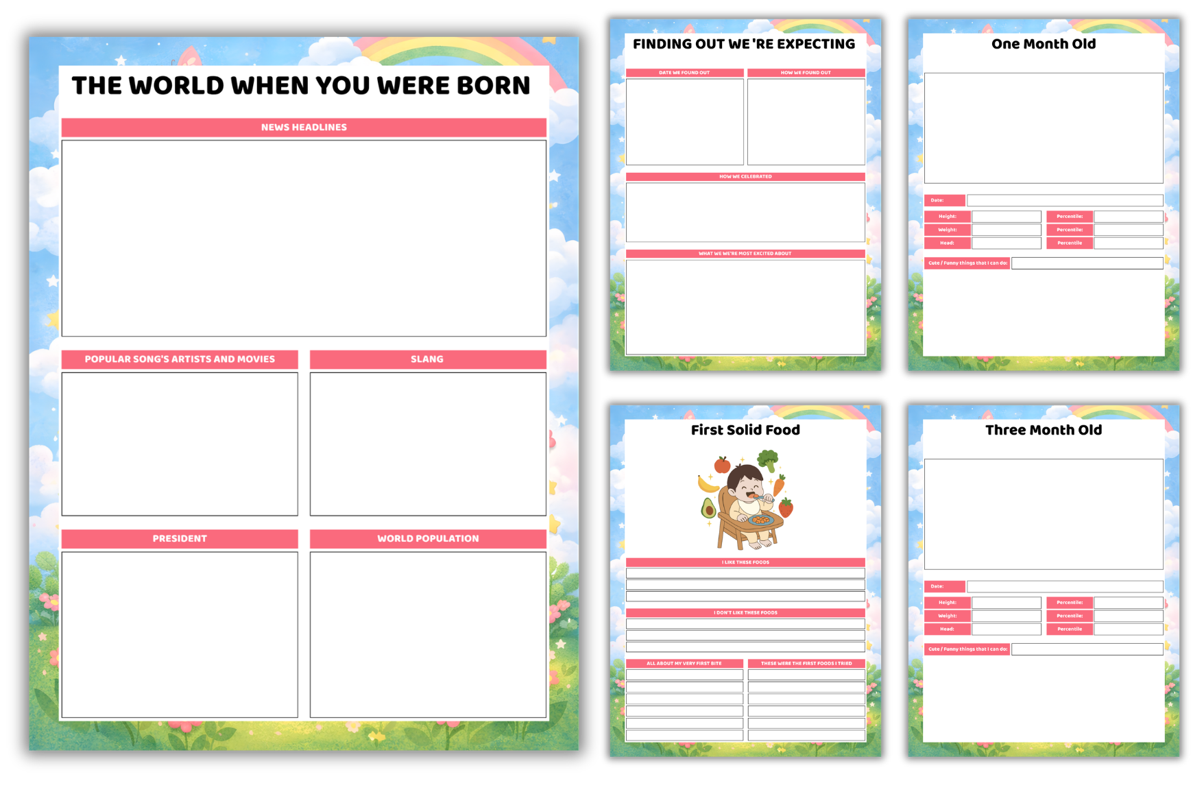 My Baby Sweet Memories Workbook