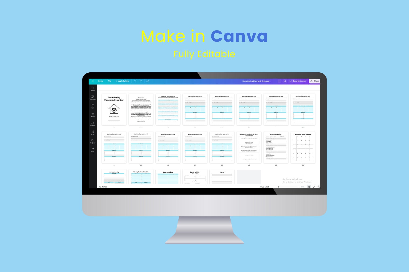 Decluttering Planner