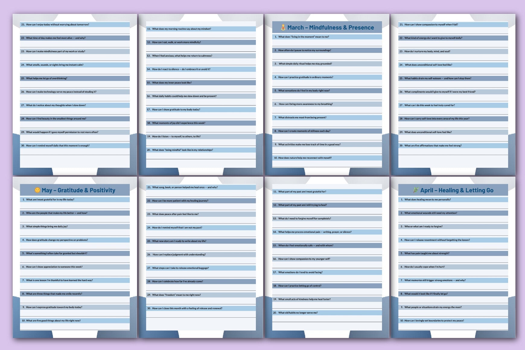 Self Discovery Writing Prompts