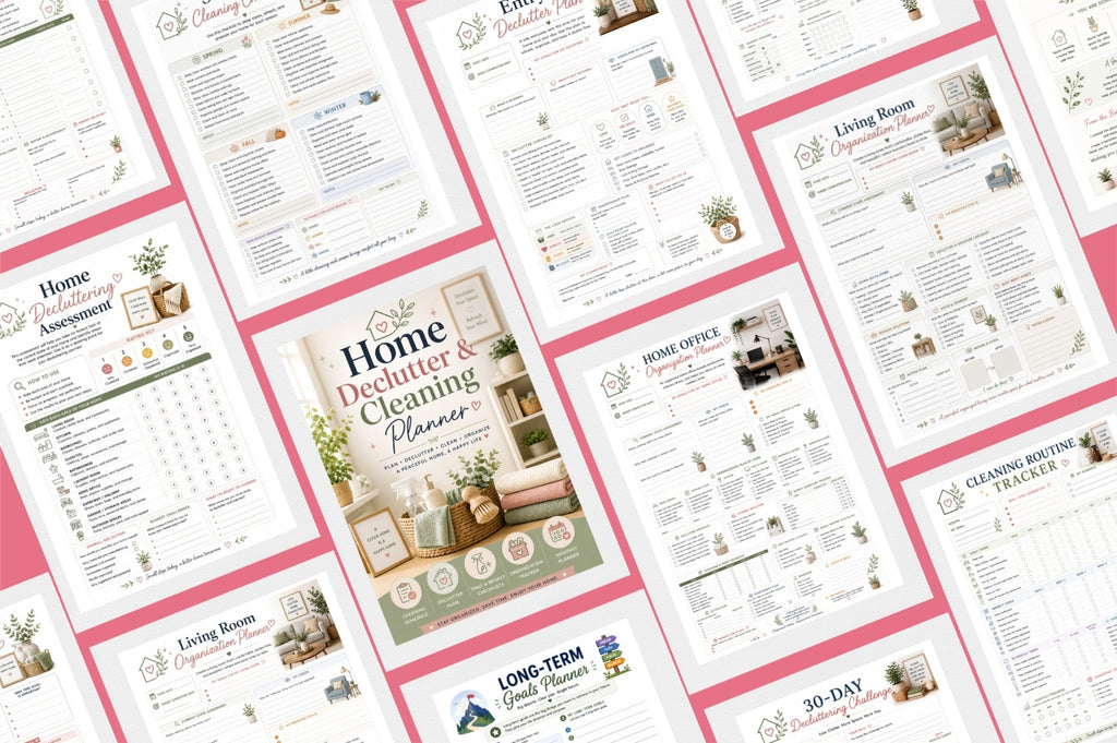 Home Declutter Cleaning Planner