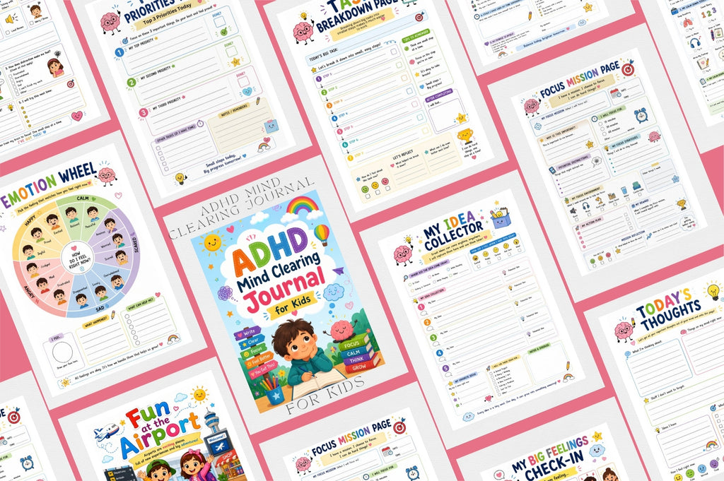 Adhd Mind Clearing For Kids Journal
